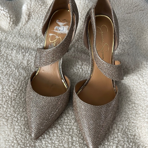 Jessica Simpson Shoes - Jessica Simpson- Golden strap, pointed heel